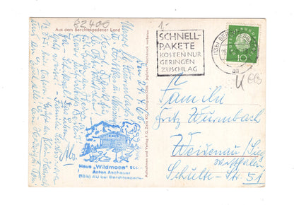 Ansichtskarte Berchtesgadener Land