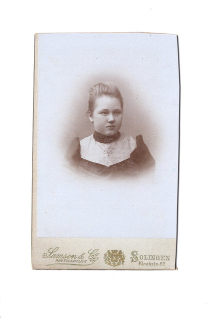 Fotografie Damenportrait - Solingen 1890er