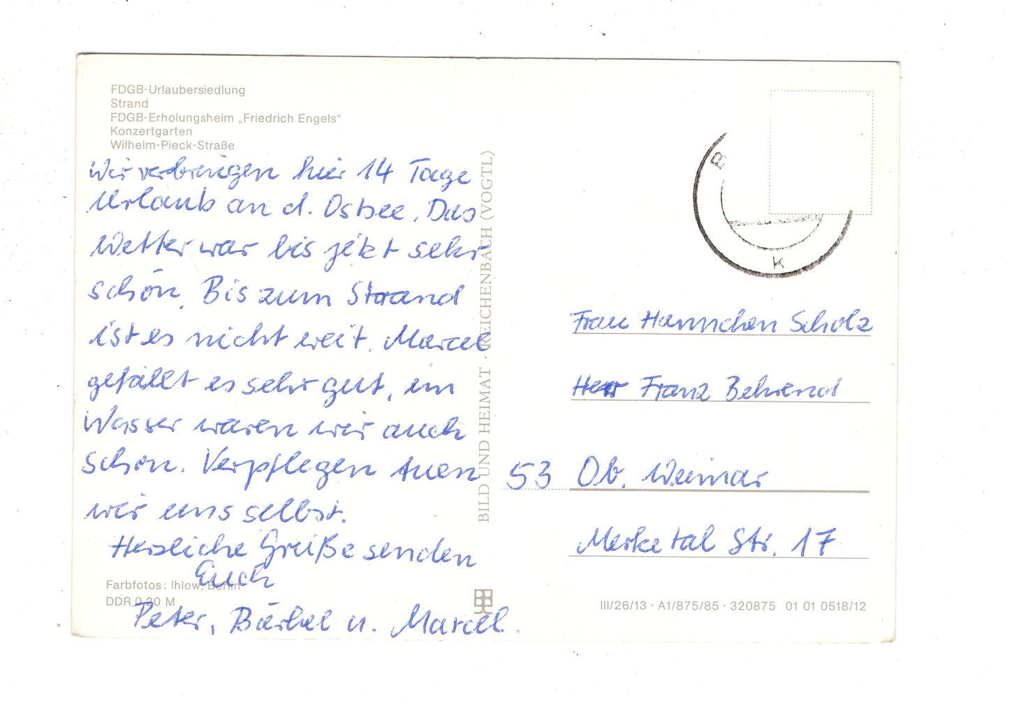 Ansichtskarte Insel Rügen / Ostseebad Göhren / J1-65