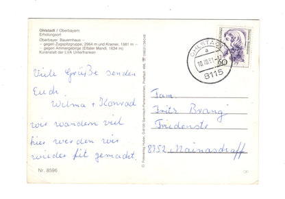 Ansichtskarte Ohlstadt / Bayerische Alpen