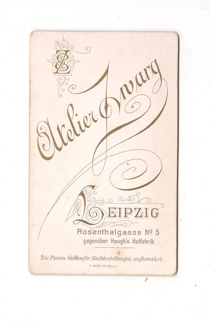 Fotografie Soldat - Leipzig 1880er / CDV M1-06