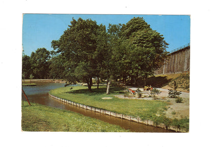 Ansichtskarte Bad Rothenfelde / Kurpark beim neuen Gradierwerk