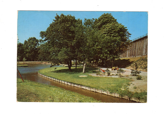 Ansichtskarte Bad Rothenfelde / Kurpark beim neuen Gradierwerk
