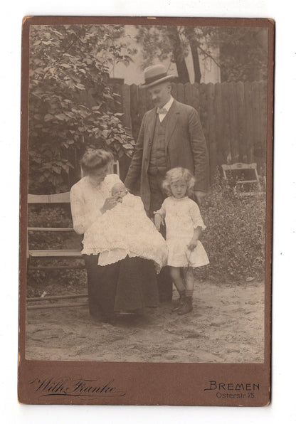 Fotografie Schönes Familienbild - Bremen 1900er / CAB U-20