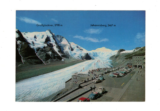Ansichtskarte Großglockner-Hochalpenstraße / Parkplatz Freiwandeck / Österreich