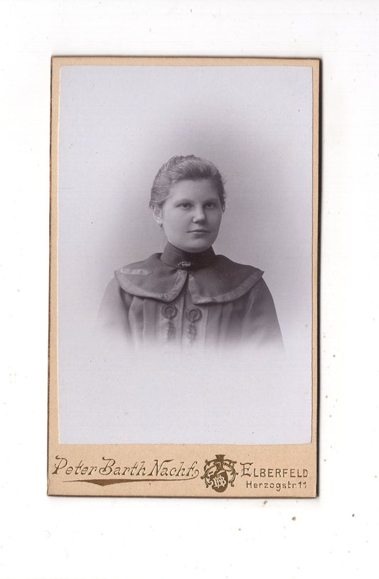 Fotografie Damenportrait - Elberfeld 1890er / CDV N1-13