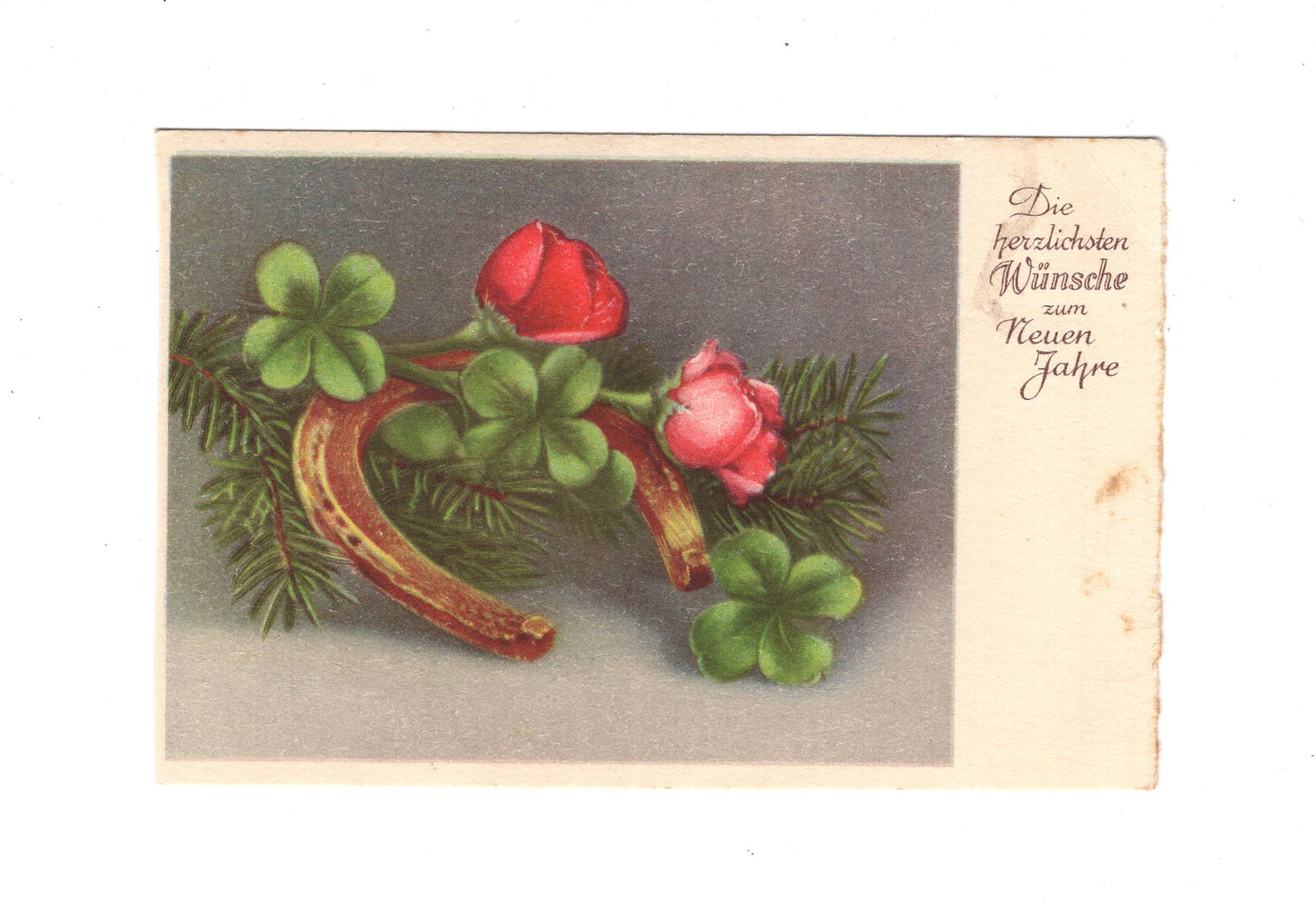 Ansichtskarte / Feldpost Frohes neues Jahr - Bautzen 1940