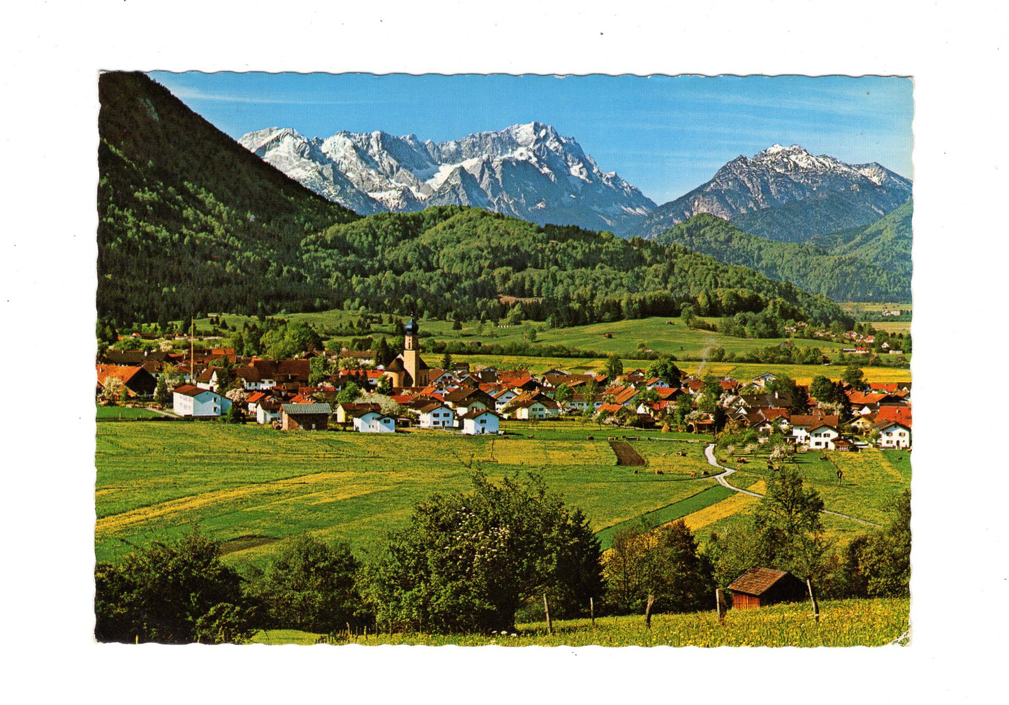 Ansichtskarte Ohlstadt / Bayerische Alpen