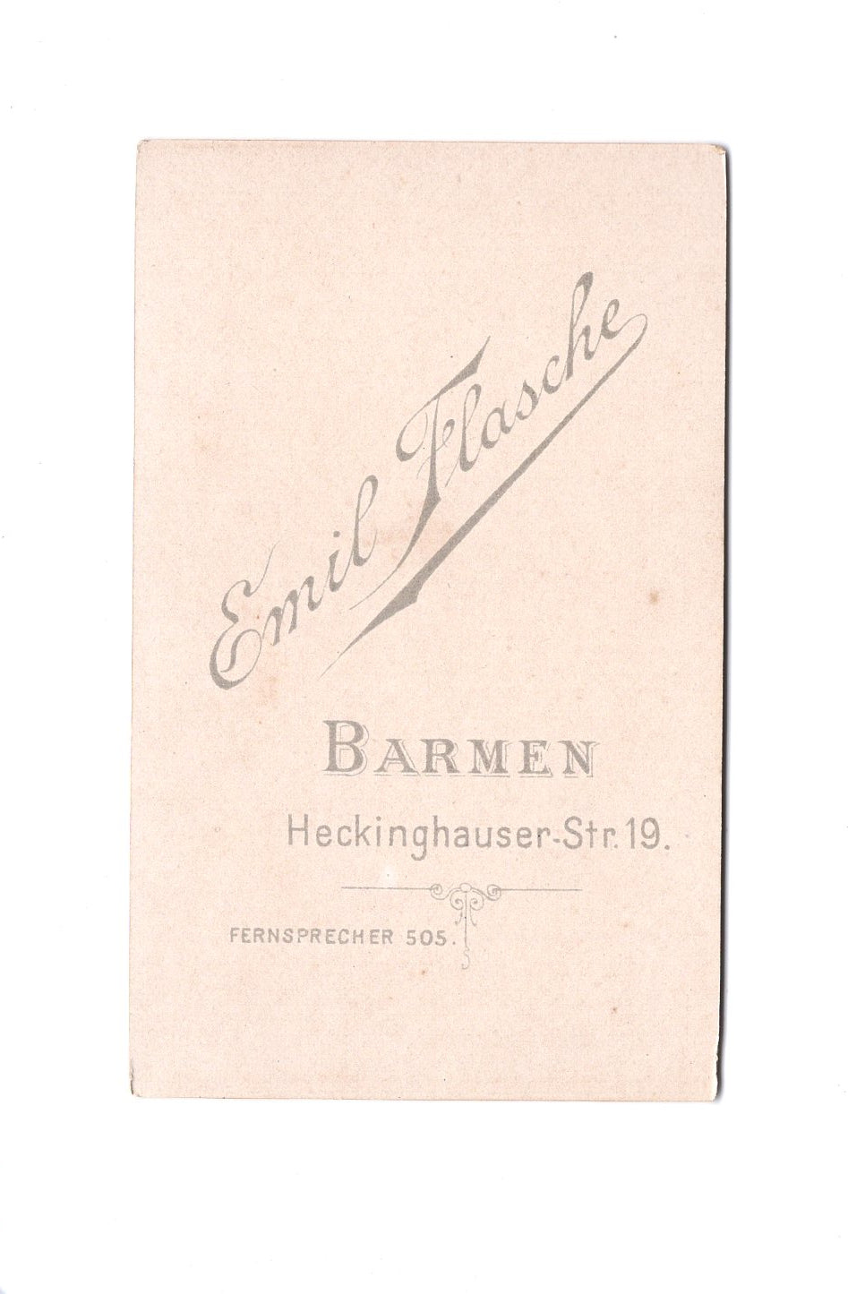 Fotografie Damenportrait - Barmen 1890er