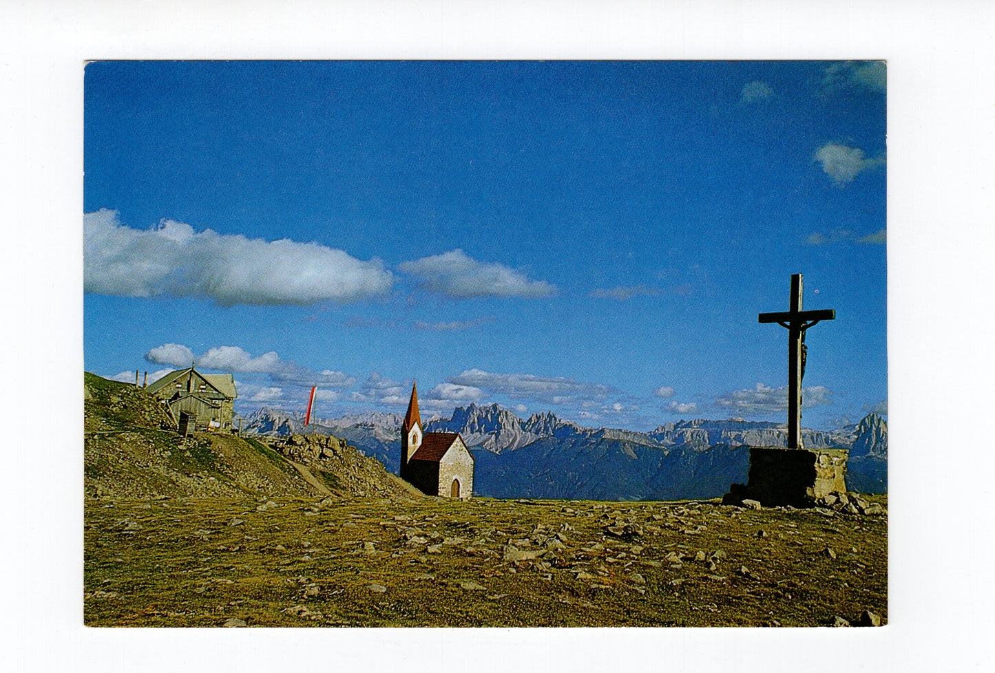 Ansichtskarte Latzfonser Kreutz / Wallfahrtsort mit Schutzhaus / Südtirol / Italien