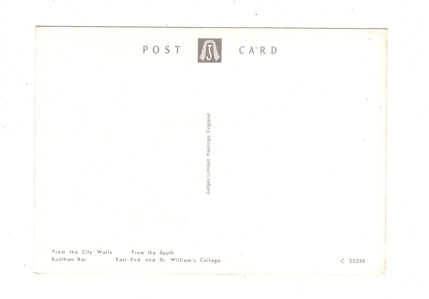 Ansichtskarte York / Minster / England / M1-68