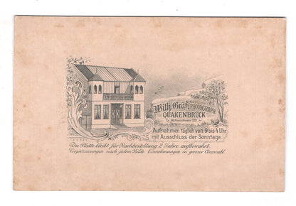 Fotografie Feine Dame - Quakenbrück 1890er / CAB W-22