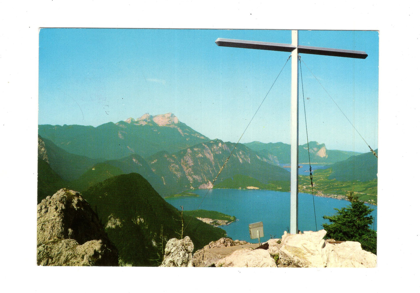 Ansichtskarte Gipfelkreuz am Großen Schoberstein / Salzkammergut / Österreich