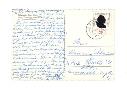 Ansichtskarte Ohlstadt / Bayerische Alpen