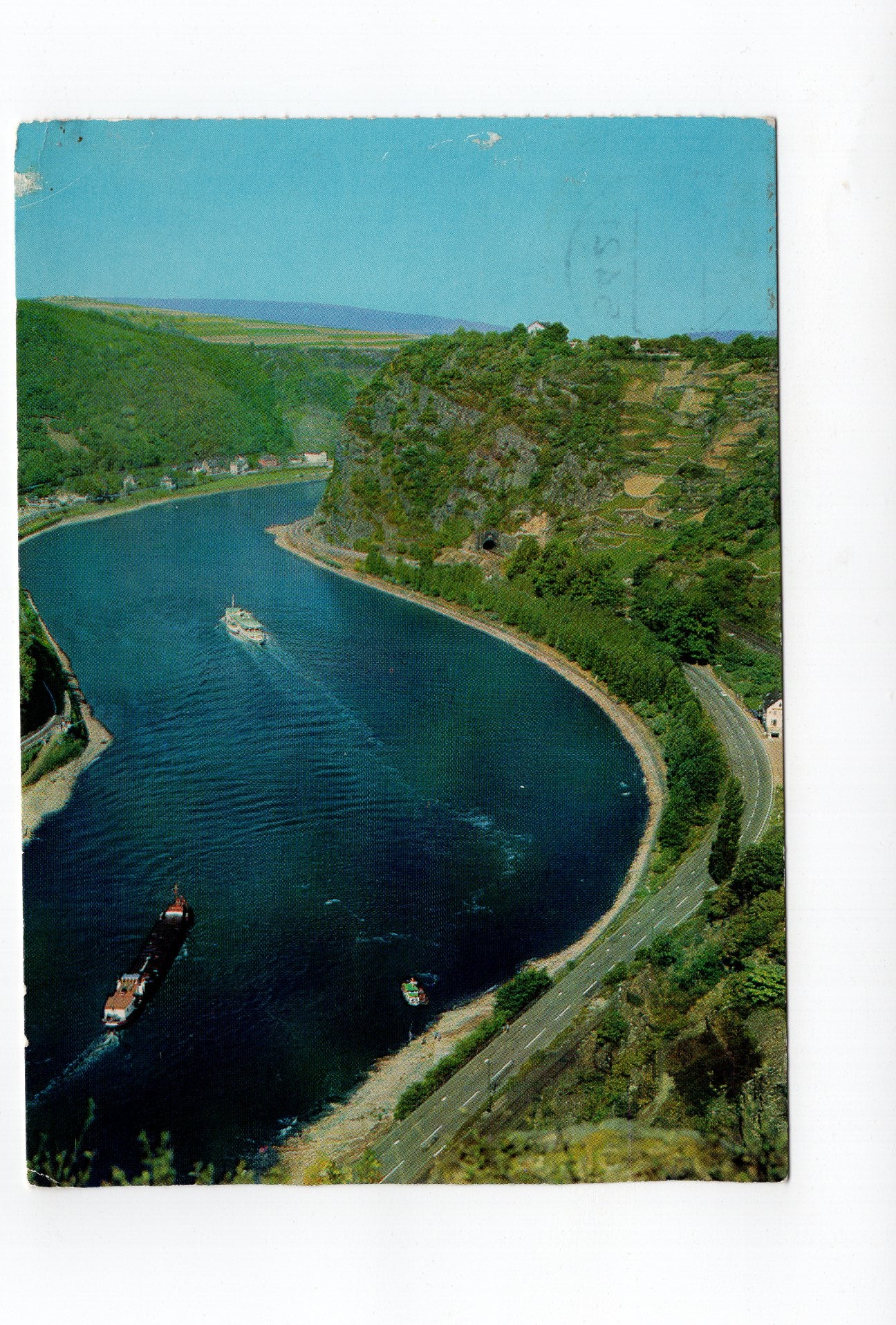 Ansichtskarte Der Loreleyfelsen bei St. Goarshausen am Rhein