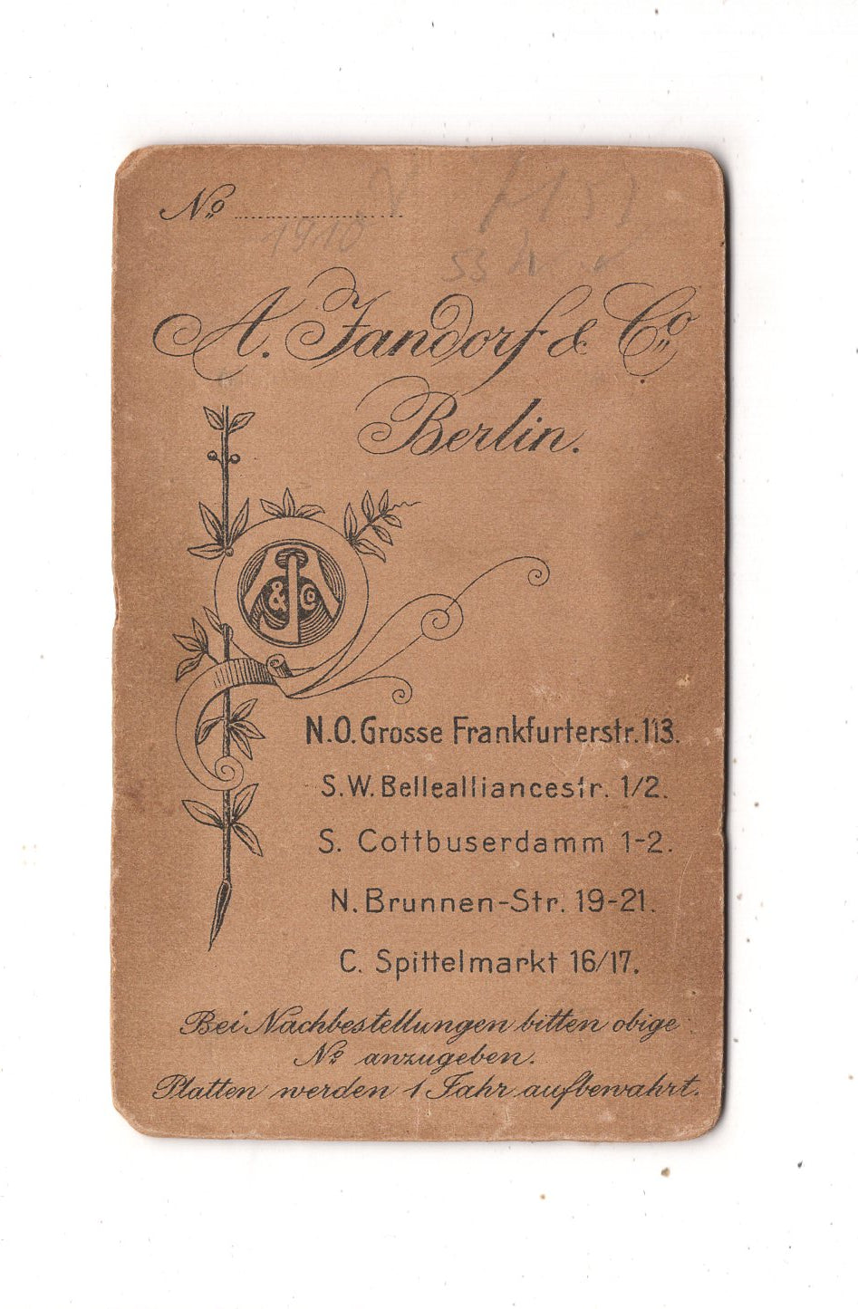 Fotografie Feine Dame - Berlin 1890er