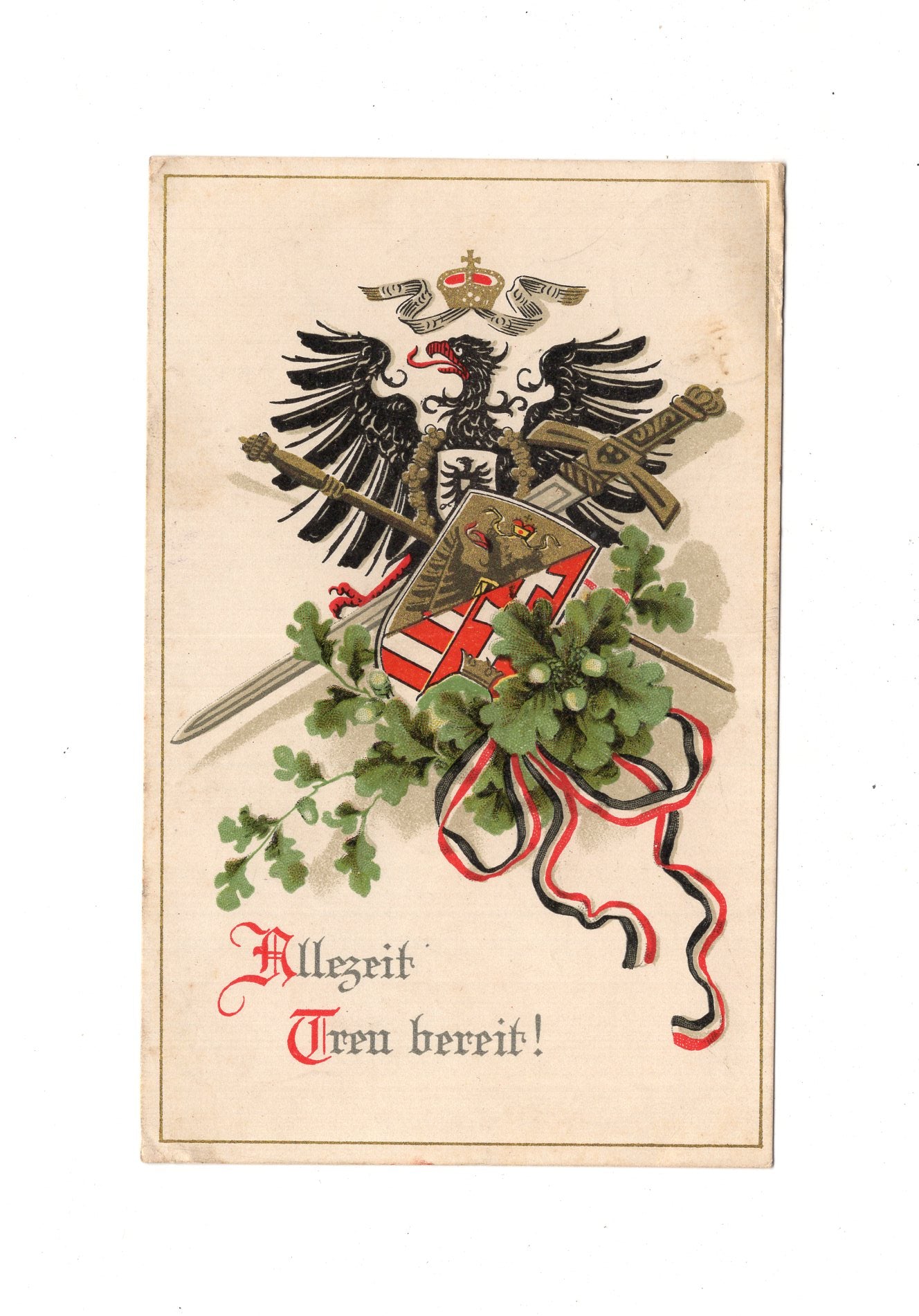 Ansichtskarte / Feldpost / Patriotische Karte - 1916
