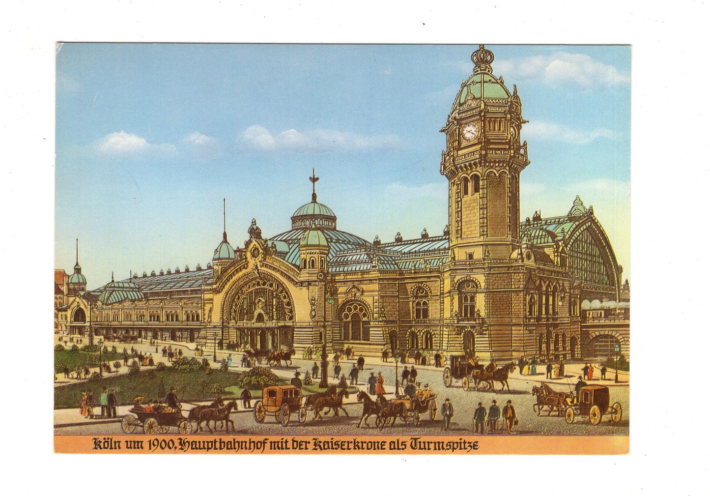 Ansichtskarte Köln am Rhein / Köln um 1900 / Hauptbahnhof / G1-58