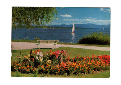 Ansichtskarte Tutzing am Starnberger See / Brahmspromenade