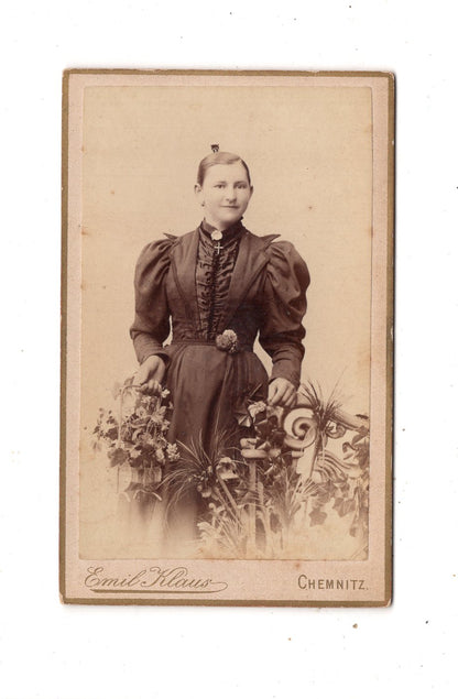 Fotografie Feine Dame - Chemnitz um 1890