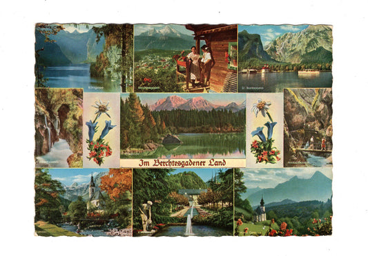 Ansichtskarte Berchtesgadener Land