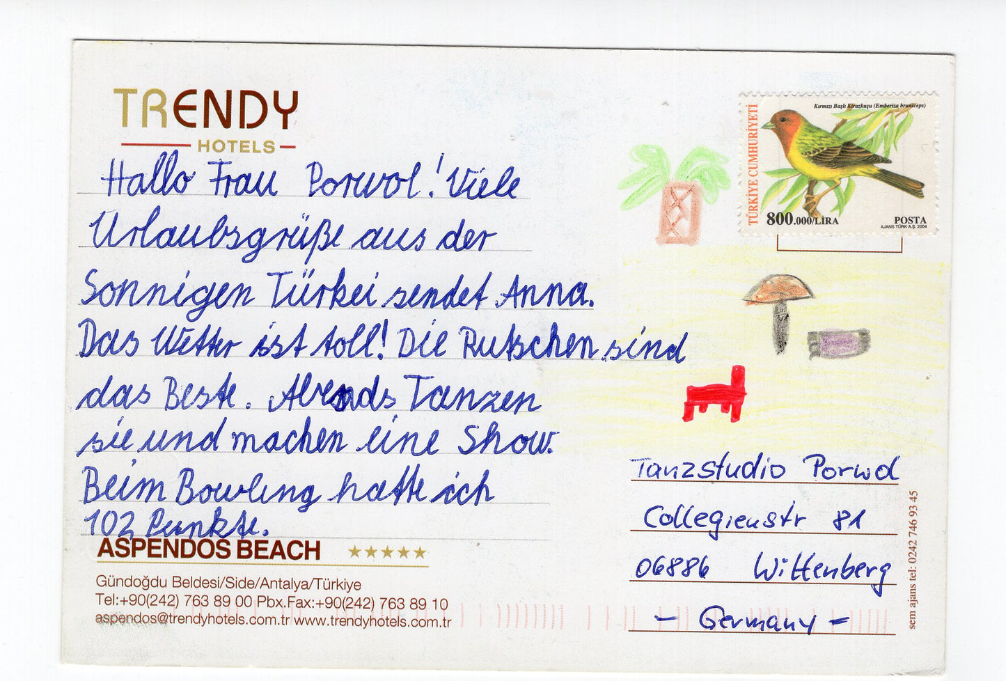 Ansichtskarte Trendy Hotels / Aspendos Beach / Side - Antalya / Türkei