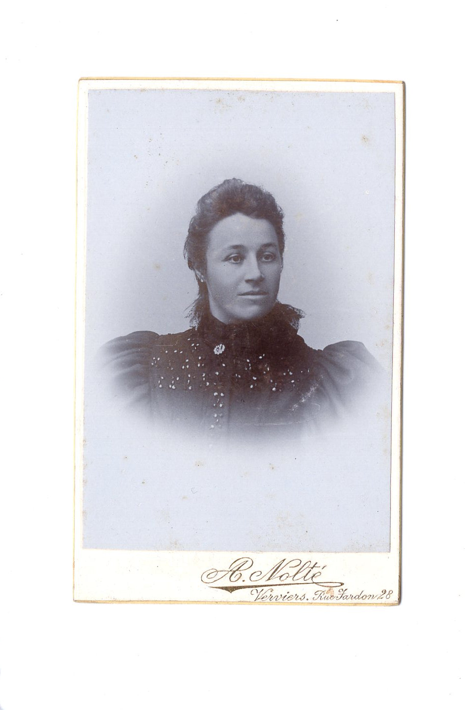 Fotografie Damenportrait - Verviers 1890er