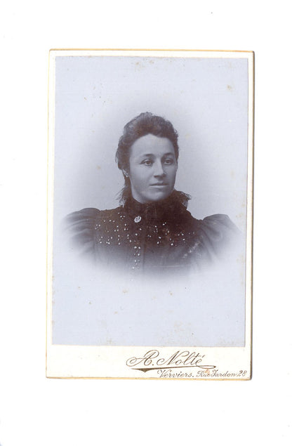 Fotografie Damenportrait - Verviers 1890er