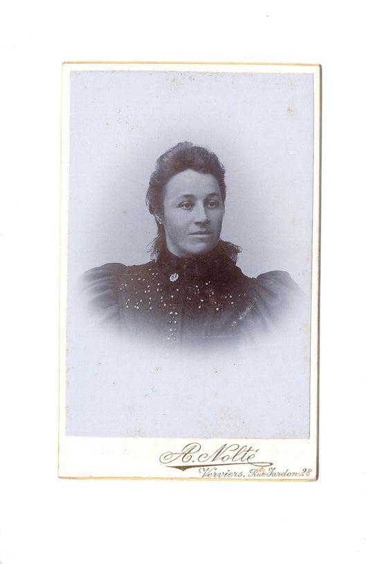 Fotografie Damenportrait - Verviers 1890er