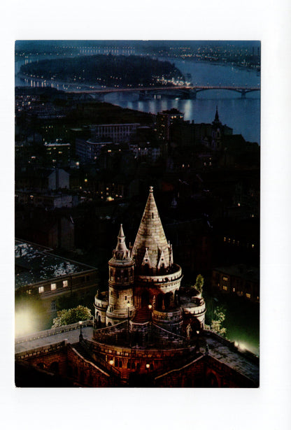 Ansichtskarte Budapest / Ansicht mit Fischerbastei / Ungarn