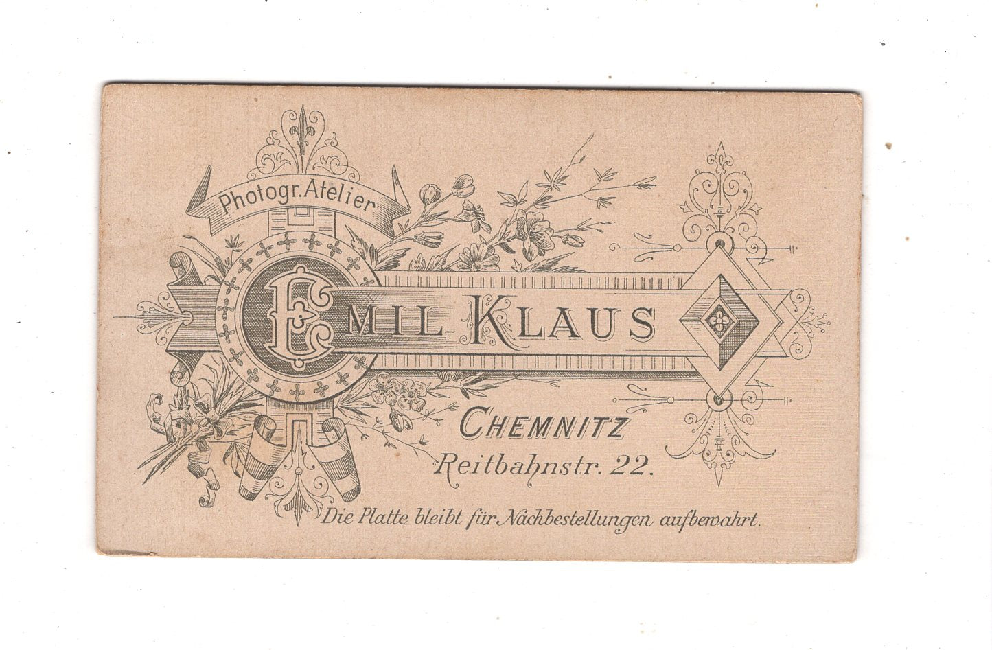 Fotografie Feine Dame - Chemnitz um 1890