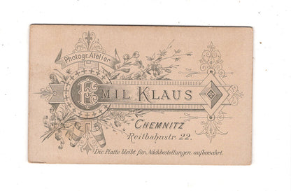 Fotografie Feine Dame - Chemnitz um 1890