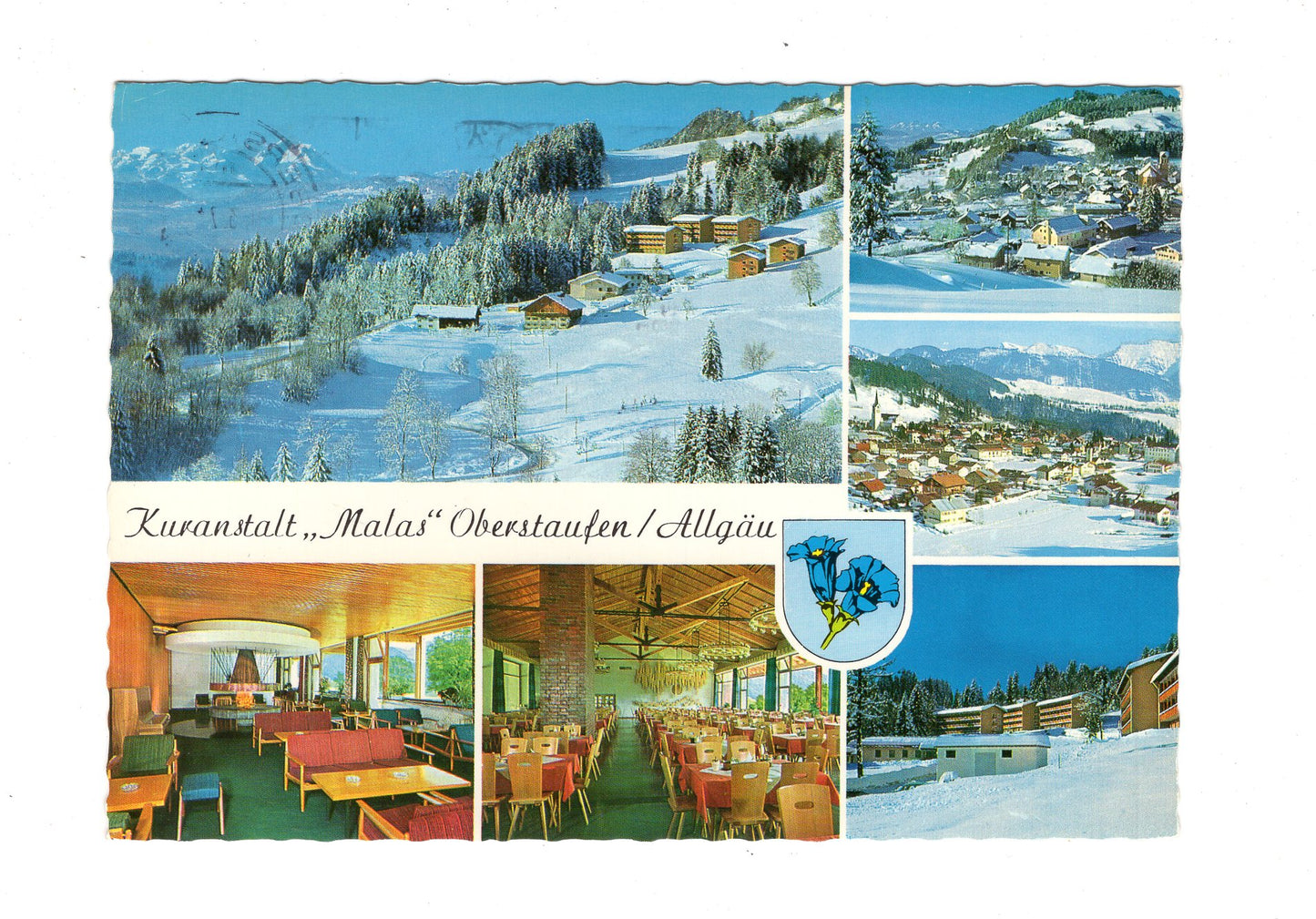 Ansichtskarte Kuranstalt Malas / Oberstaufen im Allgäu / H1-55