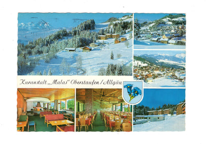 Ansichtskarte Kuranstalt Malas / Oberstaufen im Allgäu / H1-55