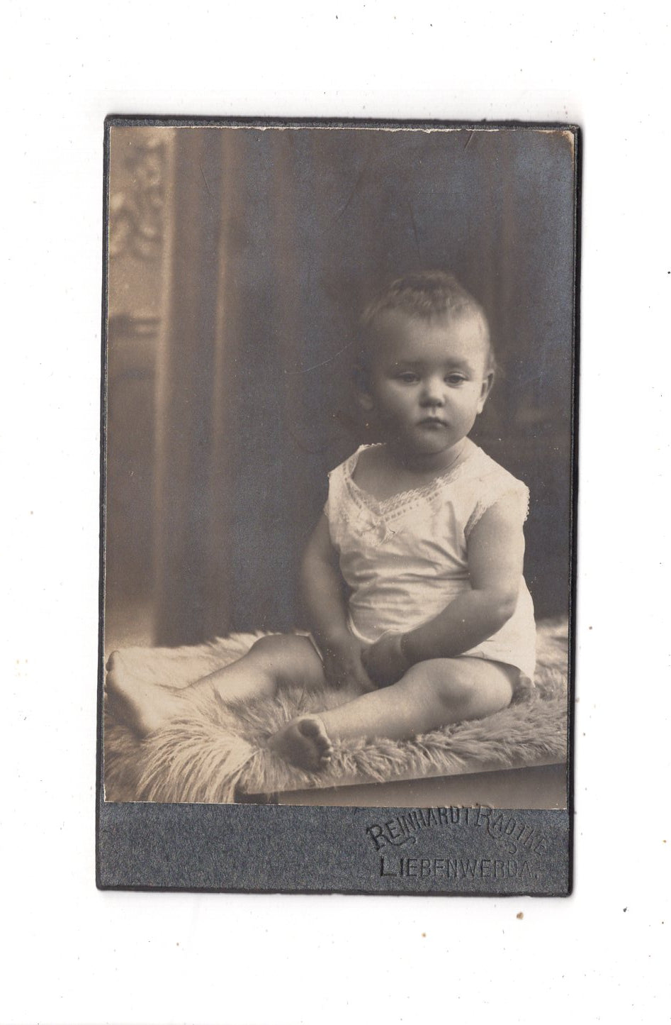 Fotografie Schönes Kinderbild / Baby - Liebenwerda 1910er