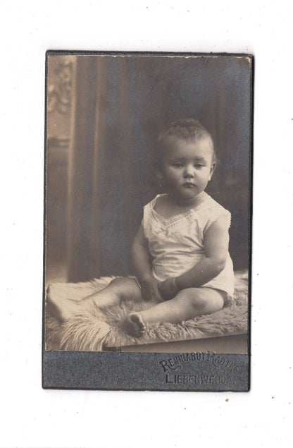 Fotografie Schönes Kinderbild / Baby - Liebenwerda 1910er