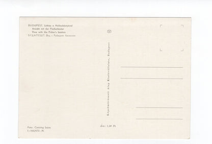 Ansichtskarte Budapest / Ansicht mit Fischerbastei / Ungarn