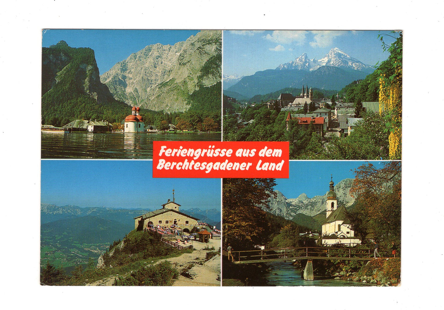 Ansichtskarte Berchtesgadener Land