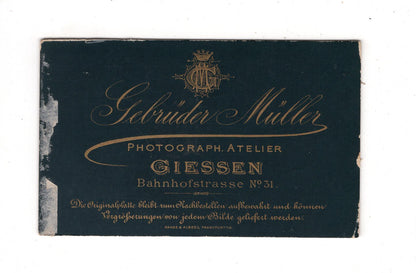 Fotografie Soldat - Gießen 1880er / CDV M1-06
