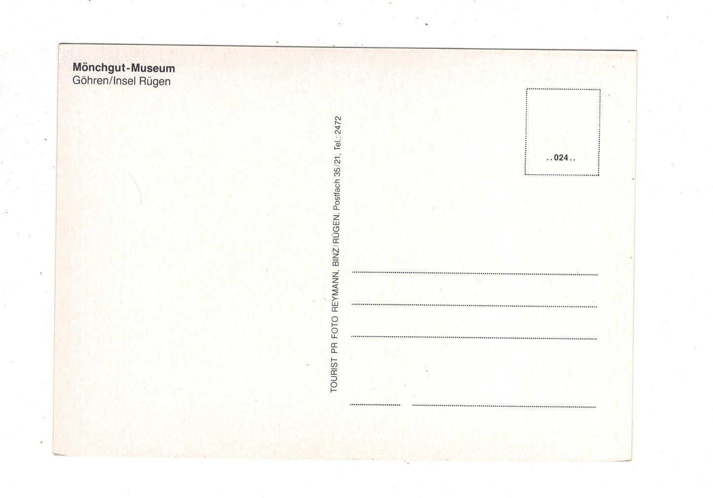 Ansichtskarte Insel Rügen / Göhren / Mönchgut-Museum / J1-66