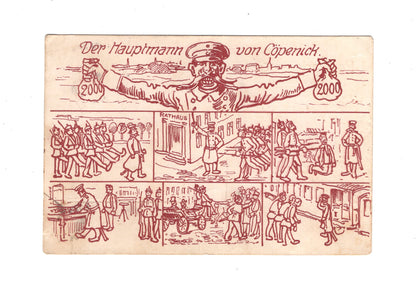 Ansichtskarte Der Hauptmann von Cöpenick - 1903