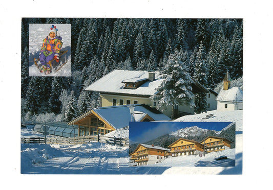 Ansichtskarte Lesachtaler Tuffbad Dörfl / St. Lorenzen / Österreich