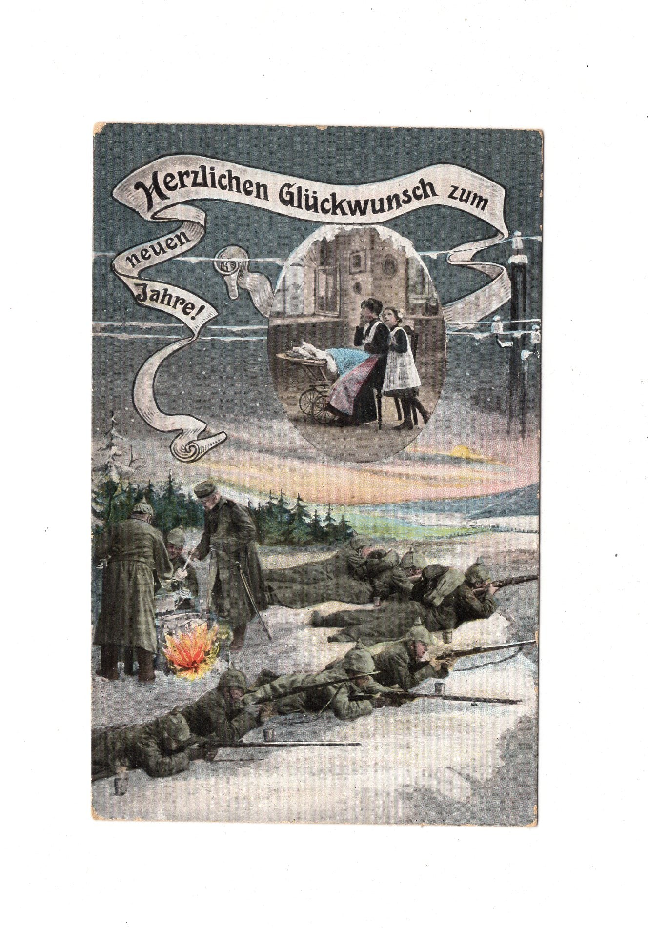 Ansichtskarte / Patriotische Karte - Leipzig 1915