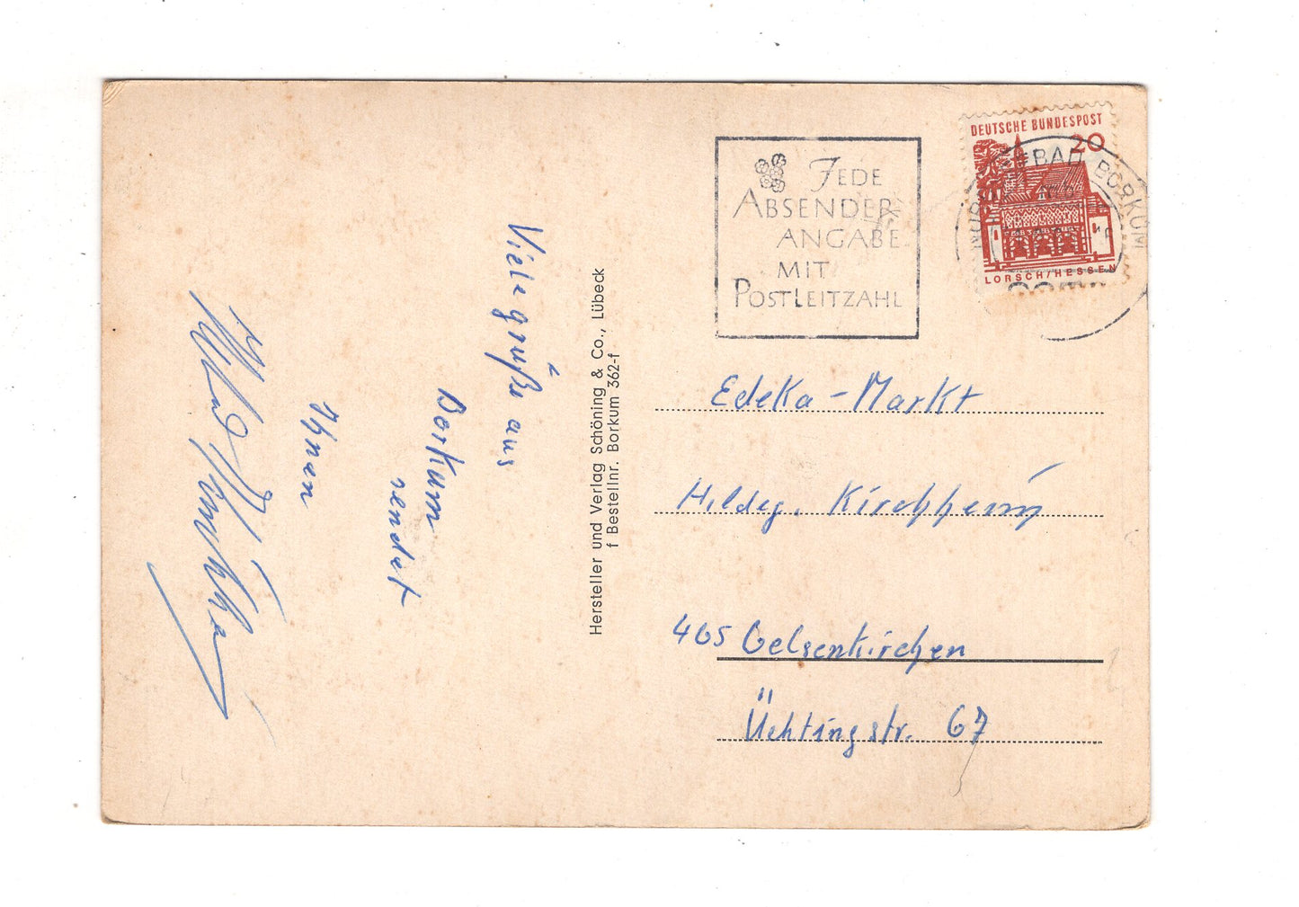 Ansichtskarte Nordseeheilbad Borkum / J1-66