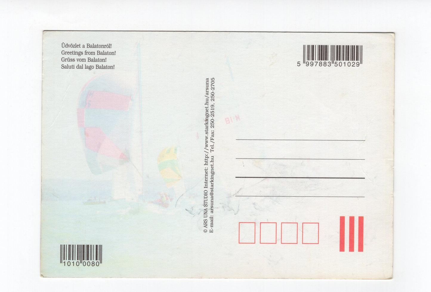 Ansichtskarte Balaton Plattensee / Ungarn