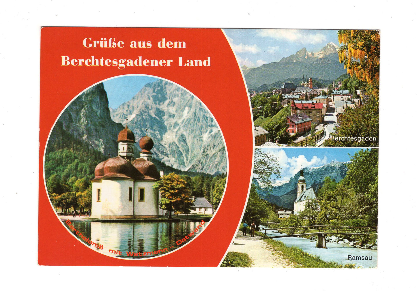 Ansichtskarte Berchtesgadener Land