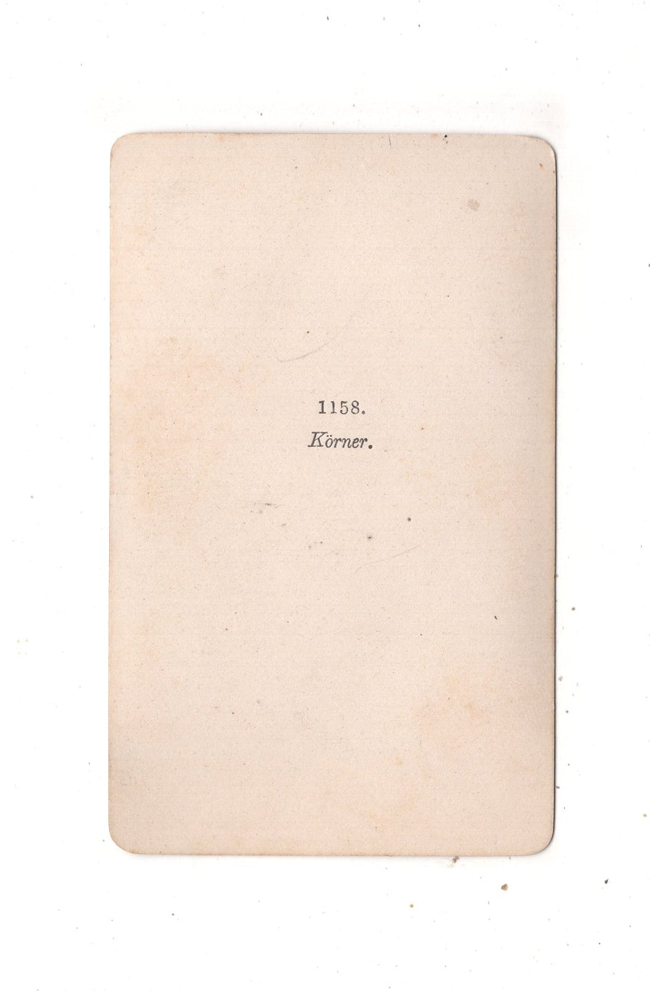 Fotografie Kunst / Theodor Körner - 1870er