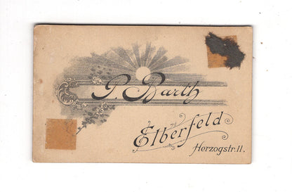 Fotografie Damenportrait - Elberfeld 1890er / CDV N1-13
