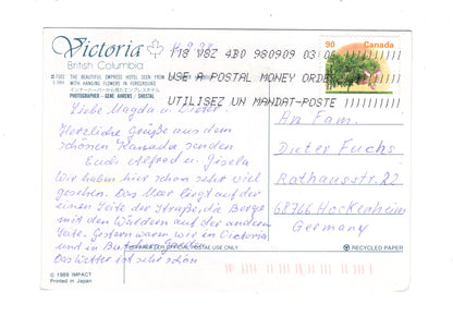 Ansichtskarte Victoria / British Columbia / Kanada