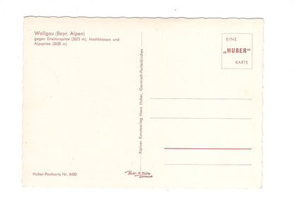 Ansichtskarte Wallgau / Bayerische Alpen / I1-51